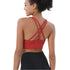Vibrance Cross-Back Sports Bra Stylish & Supportive Activewear