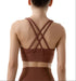 Vibrance Cross-Back Sports Bra Stylish & Supportive Activewear