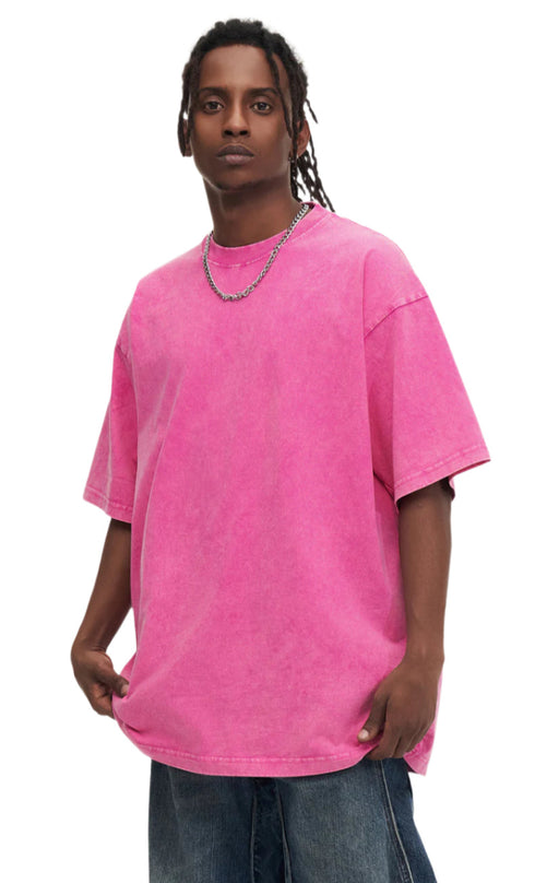 UrbanEdge Distressed Cotton Tee – Vintage Style & Modern Comfort