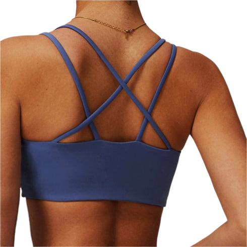 Zevex Cross-Back Sports Bra Supportive & Stylish for Active Lifestyles