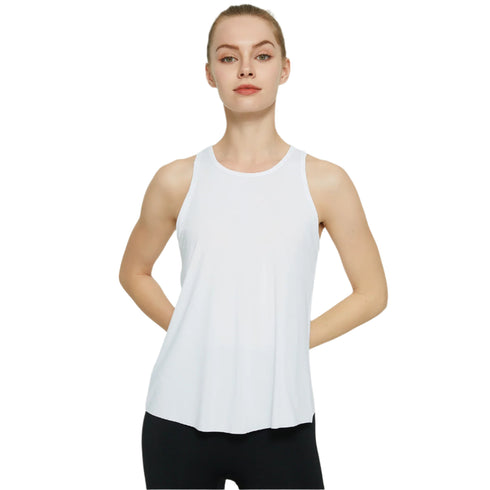 FlowFit Racerback Yoga Vest – Lightweight & Ultra-Stylish Activewear