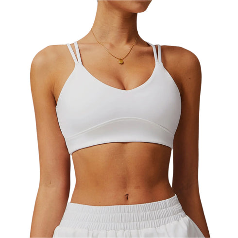 Zevex Cross-Back Sports Bra Supportive & Stylish for Active Lifestyles