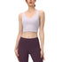 Elevate Cross-Back Deep V Yoga Tank Top Stylish & Supportive Activewear