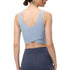 Elevate Cross-Back Deep V Yoga Tank Top Stylish & Supportive Activewear