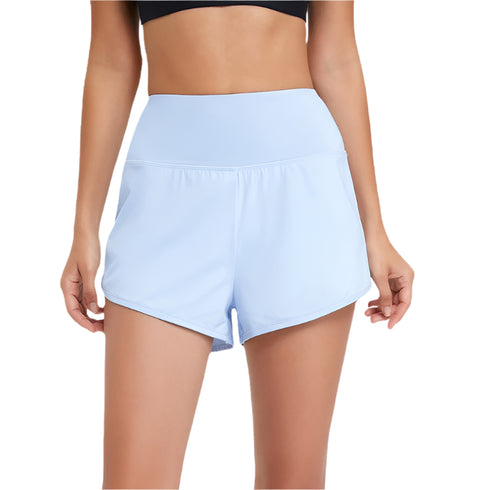 Evolve High-Waist Active Shorts – Quick-Dry & Movement-Ready