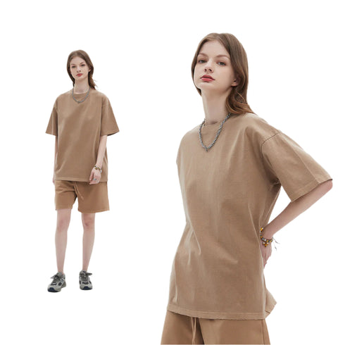 RetroEdge Heavyweight Washed Tee – Timeless Style & Superior Comfort