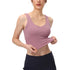 Elevate Cross-Back Deep V Yoga Tank Top Stylish & Supportive Activewear