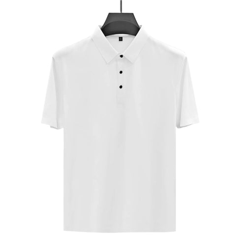 ArcticCool Men's Ice Silk Polo Shirt Lightweight & Cooling Comfort
